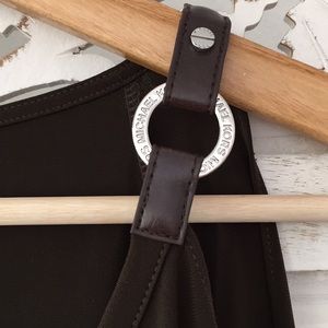 Michael Kors Dress olive cold shoulder dress